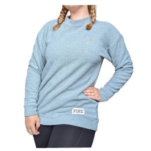 VS PINK Stadium Mock Neck Pullover